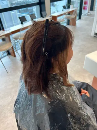 ミディアム カラー ✨髪質改善 縮毛矯正 艶髪 立川 コウキ✨のヘアスタイル