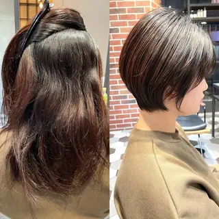 ショート 縞田 健一のヘアスタイル