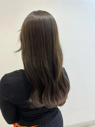 ロング 赤み消しカラー🌱 YUZUKI🫧のヘアスタイル