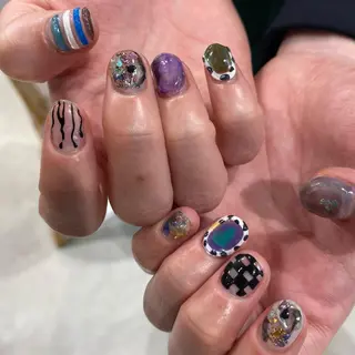 ネイル 平野葵🎀 hair/nailのネイルデザイン