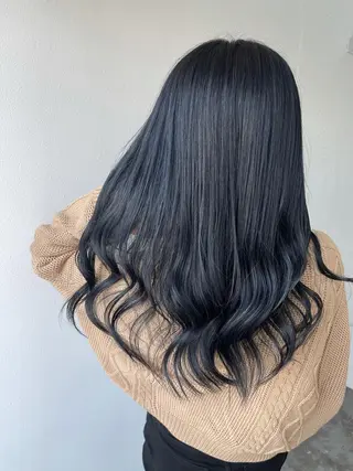 セミロング カラー &chaLme   心斎橋所属・emi/髪質改善/ 韓国風/艶カラーのヘアスタイル