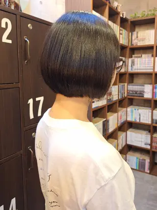 ショート カラー 船引 竜将のヘアスタイル