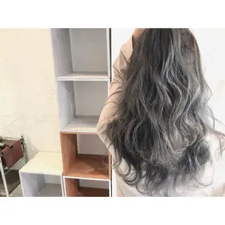 ロング カラー 心斎橋 美髪職人　近江のヘアスタイル