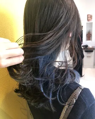 ロング カラー sano sayakaのヘアスタイル