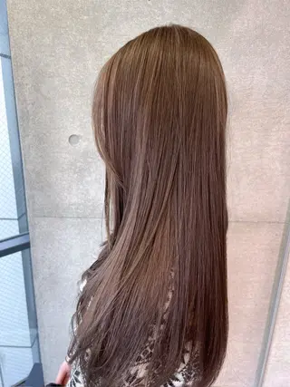 ロング カラー 韓国レイヤー/透明感 /髪質改善/アジキのヘアスタイル