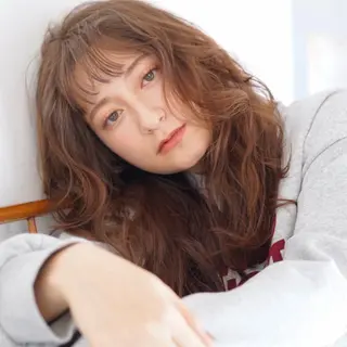 セミロング カラー パーマ ヘアアレンジ 髪質改善ストレート✨ パーマヘア✨YUKIのヘアスタイル