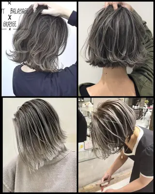 ミディアム カラー 外国人風ヘア スペシャリスト★高沼のヘアスタイル