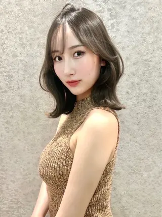 ミディアム 大宮 / nanami 🤍のヘアスタイル