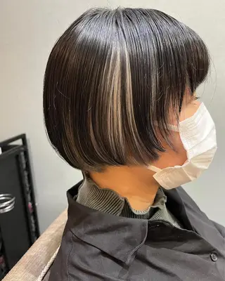セミロング カラー パーマ ヘアアレンジ メンズ キッズ ネイル マツエク・マツパ アイブロウ times salon名駅所属・久木原 ゆりのヘアスタイル