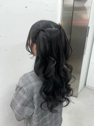 ロング カラー ヘアアレンジ 🎀ちさ🎀 JILLSTUDIOのヘアスタイル