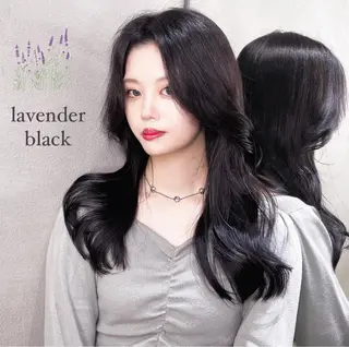 ロング カラー 透明感カラー×小 顔レイヤー♡ヒデさんのヘアスタイル