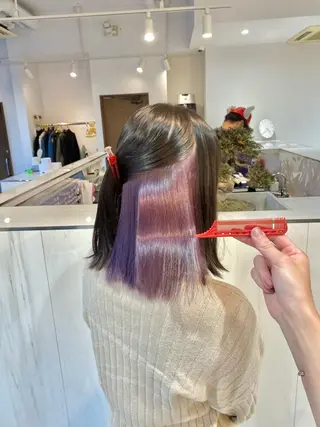 カラー 山田勇真 ボブ/縮毛矯正/金山のヘアスタイル