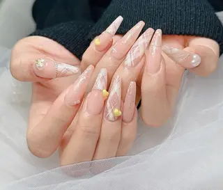 カラー ロング Bling Salonのネイルデザイン