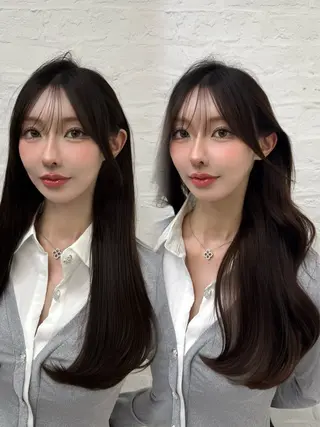 ロング カラー 高島大登/顔周り /レイヤーカットのヘアスタイル