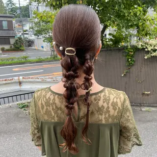 ロング ヘアアレンジ PUREE  de FLEURS所属・本田 茜のヘアスタイル