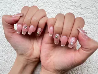 セミロング ネイル ✴︎ Delightのネイルデザイン