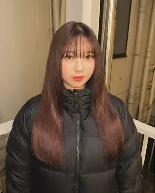 ロング 🧣misaki 透明感カラー🧣のヘアスタイル