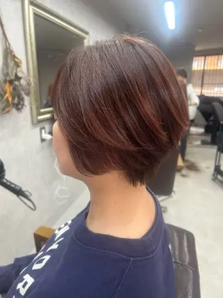ショート カラー Lien 深井店のヘアスタイル