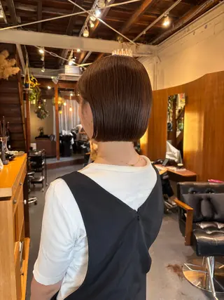 ショート カラー Chiho / 梅田 / ボブ/ パーマのヘアスタイル