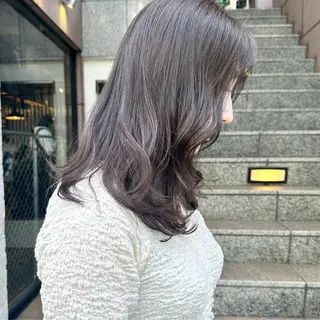 ミディアム カラー 縮毛矯正/カラー ✨️Mariamuのヘアスタイル