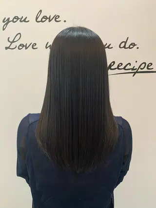 セミロング パーマ 中村 優太のヘアスタイル