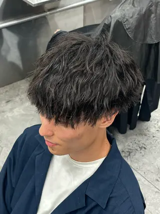 ショート パーマ メンズ お悩み解消✨/ メンズパーマ✨/直樹のヘアスタイル