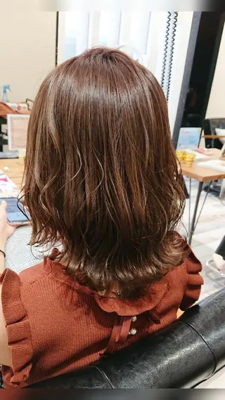 ミディアム カラー ACROあべの店所属・艶カラー/インナー /グラデ/大西小百合のヘアスタイル