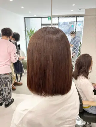 ミディアム カラー mona/ ストレートスタイル✨のヘアスタイル