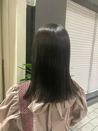 セミロング nico🏁 rihoのヘアスタイル