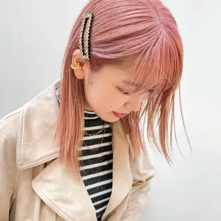 ロング カラー ヘアアレンジ 【柔らか透明感✨/ 似合せ前髪】大石葉月のヘアスタイル