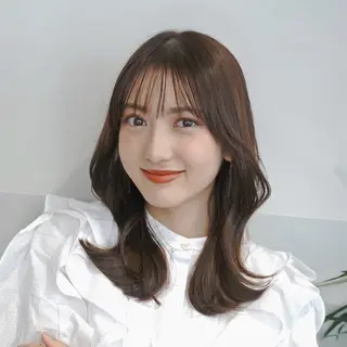 ミディアム 郷頭元太/レイヤー /透ける艶カラーのヘアスタイル