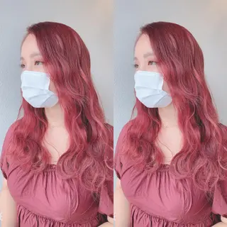 ミディアム カラー 似合わせ/ブリーチ カラー.岡田友仁のヘアスタイル