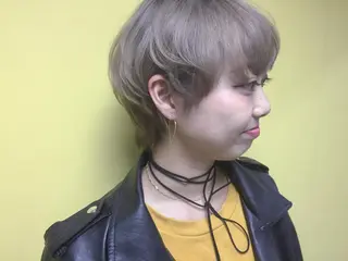 ショート カラー Hairsalon F＋Moana by　HEADLIGHT所属・salonF 🔸hamaのマツエク・マツパデザイン