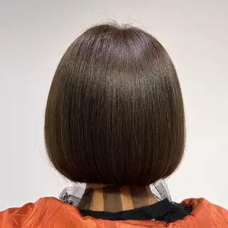 ショート カラー 【センターパート/ マッシュ】ryokaのヘアスタイル