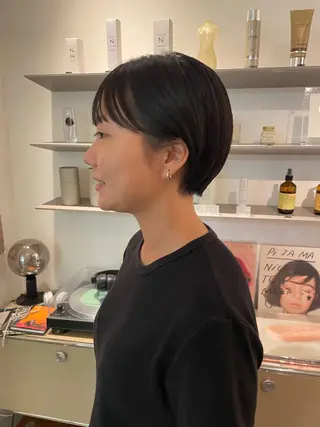 ショート HITOMI 福岡ボブのヘアスタイル