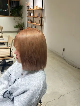 ミディアム カラー パライソ南公園店 神津 由依のヘアスタイル