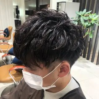 パーマ メンズ メンズパーマは私一択 佐藤有紀のヘアスタイル