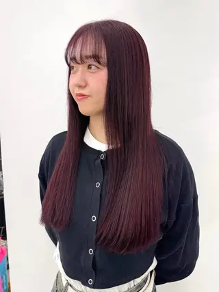 ロング カラー グレージュ/レイヤー /ボブ/moyu🎀のヘアスタイル