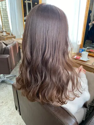 セミロング 似合わせレイヤーカッ ト🩶瀧本美咲のヘアスタイル
