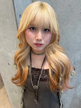 ロング カラー yuuna/ ハッシュカット🎀のヘアスタイル