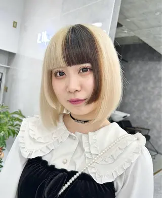 ショート カラー ヘアアレンジ 🩰nanaka 🩰のヘアスタイル