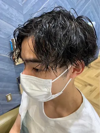 メンズ 深井 さやのヘアスタイル