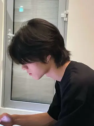 ミディアム メンズ Unami 表参道所属・ばんちなつ / ボブ/透明感カラーのヘアスタイル