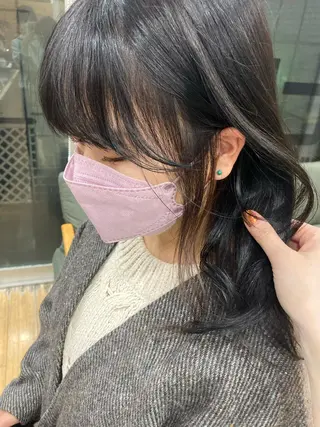 ロング カラー 小池 楓のヘアスタイル