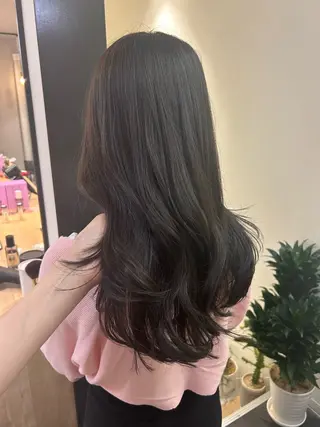 ロング カラー hub hair レイヤー/透明感のヘアスタイル