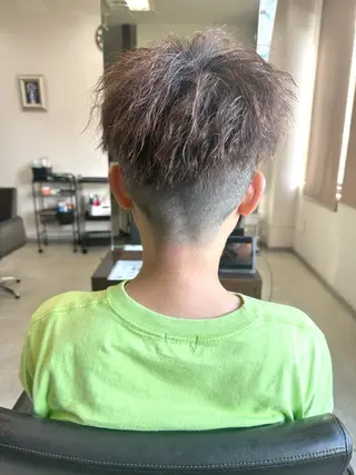 ショート パーマ 中島 剛のヘアスタイル