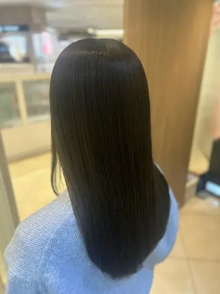 ロング カラー 髪質改善/縮毛矯正 ササキナツミのヘアスタイル