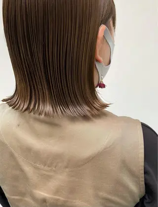 ミディアム カラー tonari 梅田、中崎町のヘアスタイル