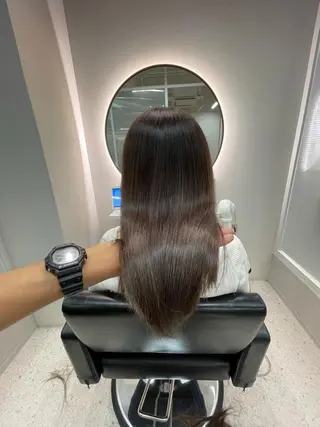 セミロング 髪質改善🇰🇷 アサイユウスケのヘアスタイル