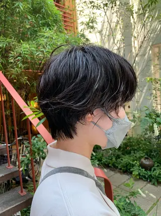 ショート パーマ パーマ/ボブ/ 神戸/豊浦翔太のヘアスタイル